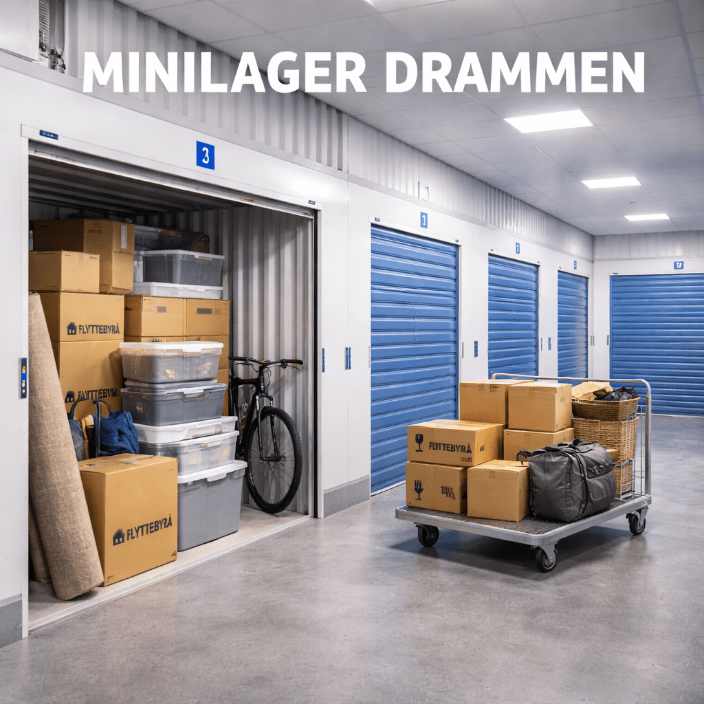 Minilager i Drammen – smart lagring ved flytting og oppussing